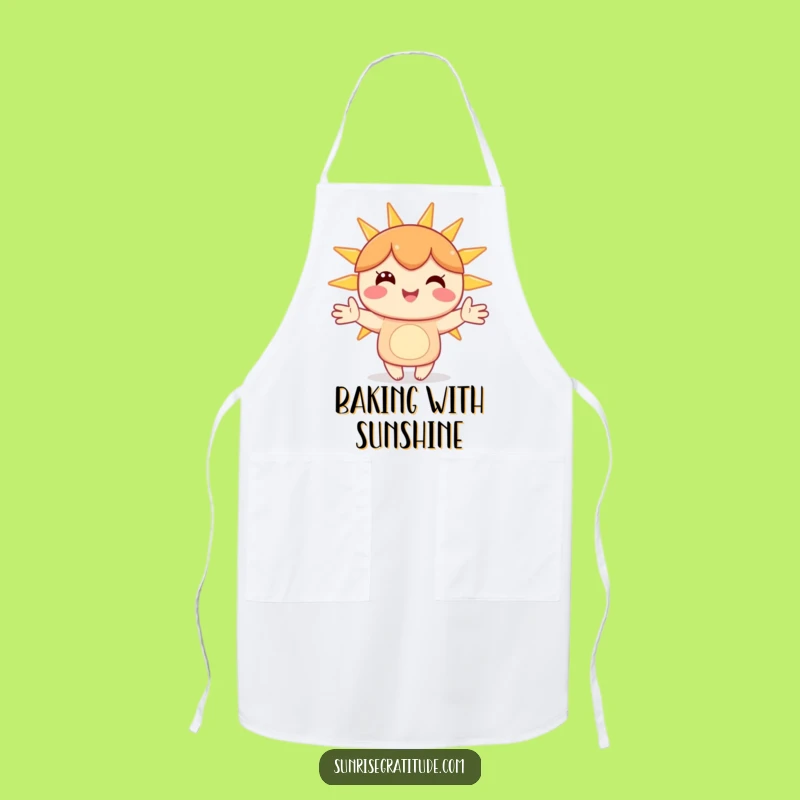 Funny Sunbeam Chef Apron - Happy Character Cooking Gift