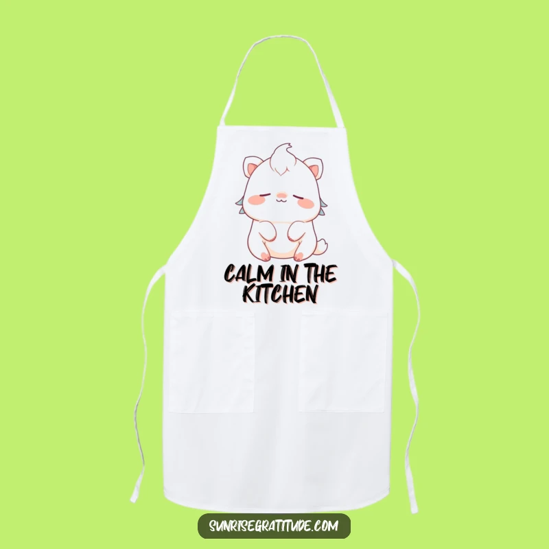 Funny Peaceful Creature Apron: Cook with Calm and Gentle Charm