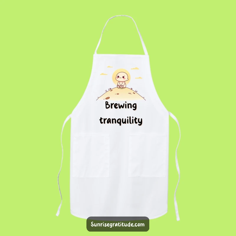 Funny Kitchen Dawn Character Apron - Cooking with Serenity Funny Gift