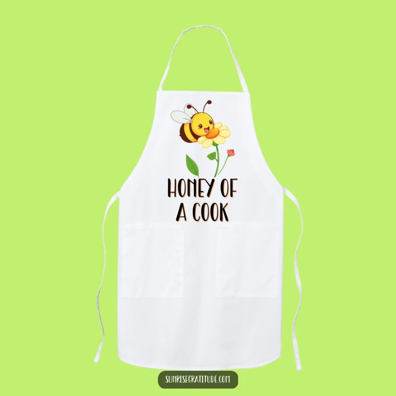 Funny Playful Bee Apron: Buzz in the Kitchen, Humorous Gift for Busy Chefs