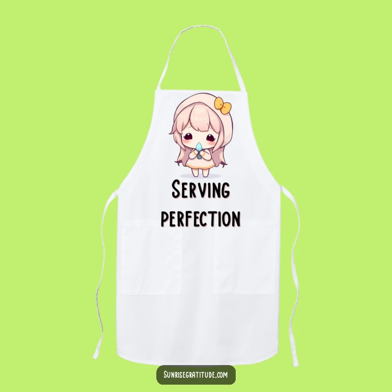 Sunrise Dewdrop Apron: Nature's Kitchen Art, A Unique Funny Gift!