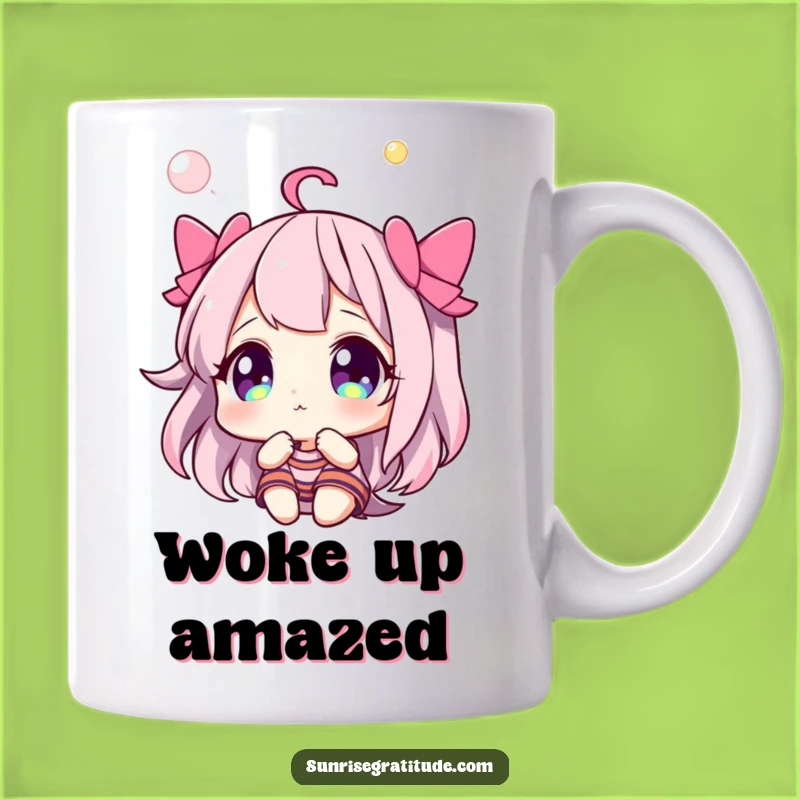 Wonder Sky Character Mug: Gaze in Awe with This Funny, Colorful Gift!