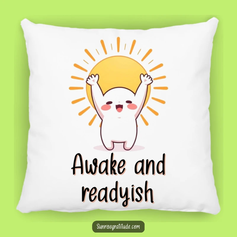 Funny Morning Stretch Pillow - Cute Character Sun Nap Gift