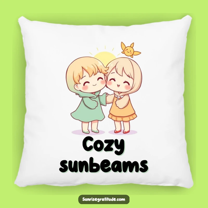 Sunshine Sharing Pillow: Cozy Connection, The Perfect Funny Gift!