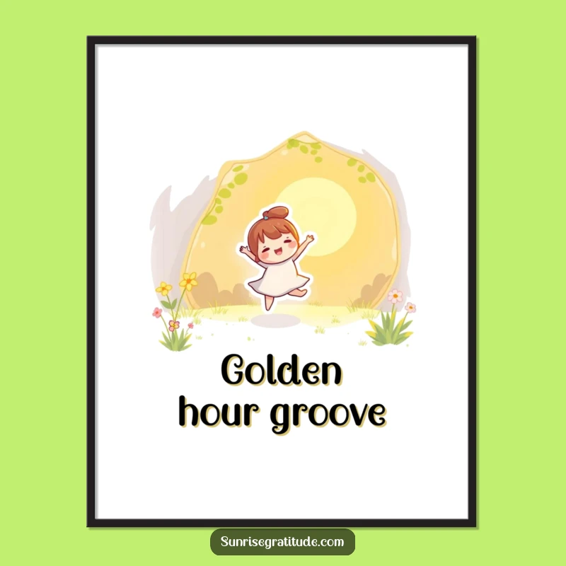 Funny Sunlight Dancer Digital Art - Playful Rays Print Funny Gift