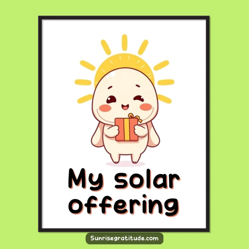 Funny Sunrise Giving Digital Art - Cheerful Character Decor Gift