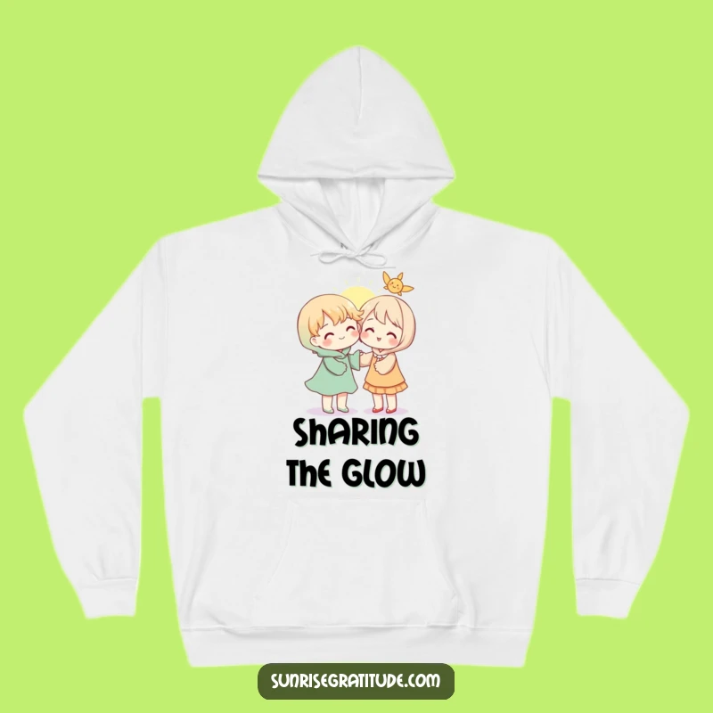 Cozy Sunshine Sharing Hoodie: Warmth and Connection, Your Cherished Funny Gift!