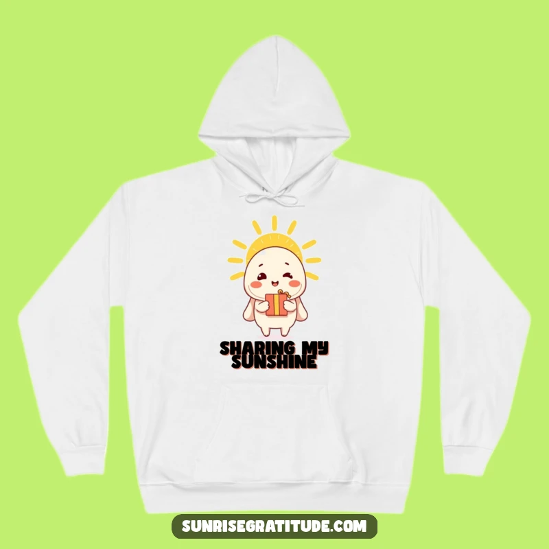 Funny Generous Spirit Hoodie - Cheerful Character Sun Gift
