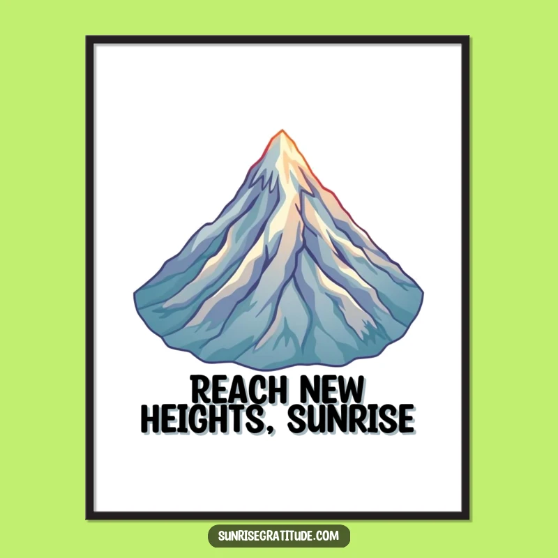 Free Printable Wall Art: Majestic Mountain Sunrise, Inspiring Downloadable Decor