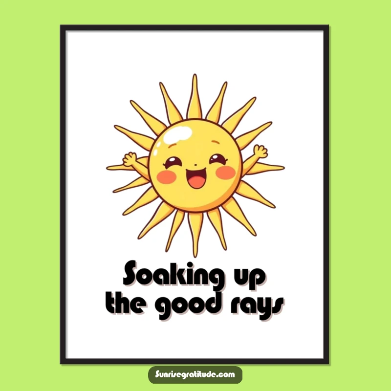 Free Printable Sun Wall Art: Cheerful Humorous Downloadable Decor for Bright Spaces
