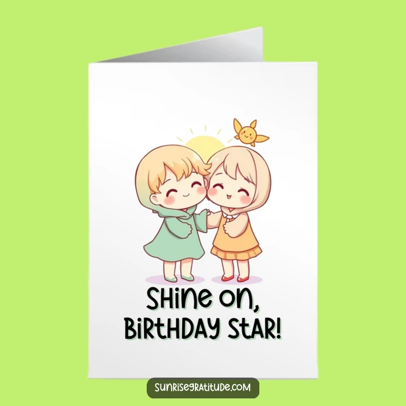 Free Printable Birthday Card: Sunshine Share