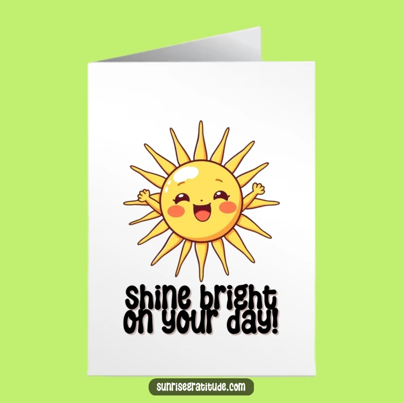 Free Printable Sun Birthday Card: Brighten Their Day DIY Downloadable Gift