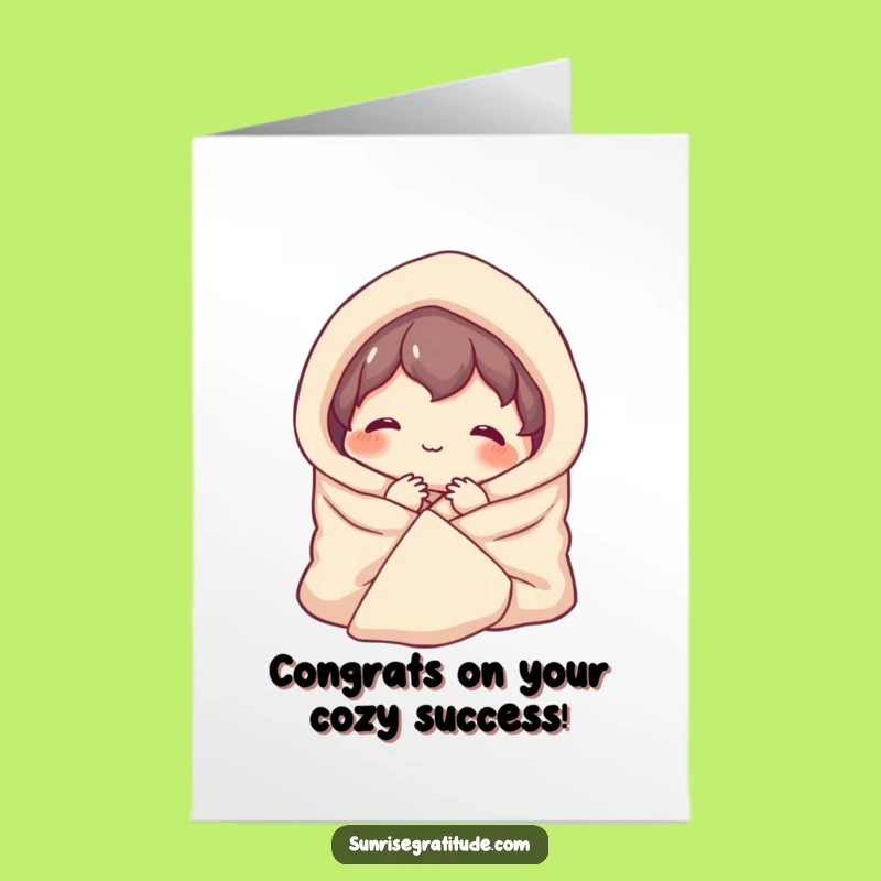 Free Printable Cozy Milestone Card: Sweet Downloadable Greeting for New Beginnings