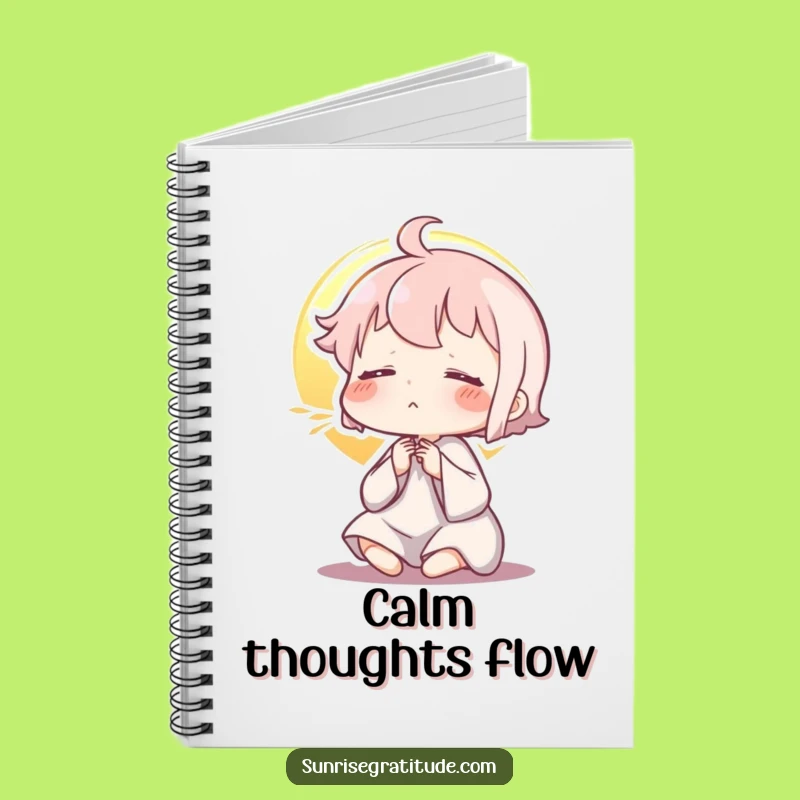 Funny Peaceful Sunrise Exhale Notebook: Journal Calm Mornings, Creative Funny Gift