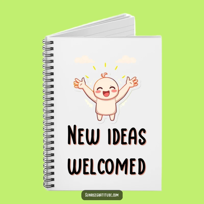 Funny Embrace New Day Notebook: Journal Morning Thoughts, Creative Funny Gift