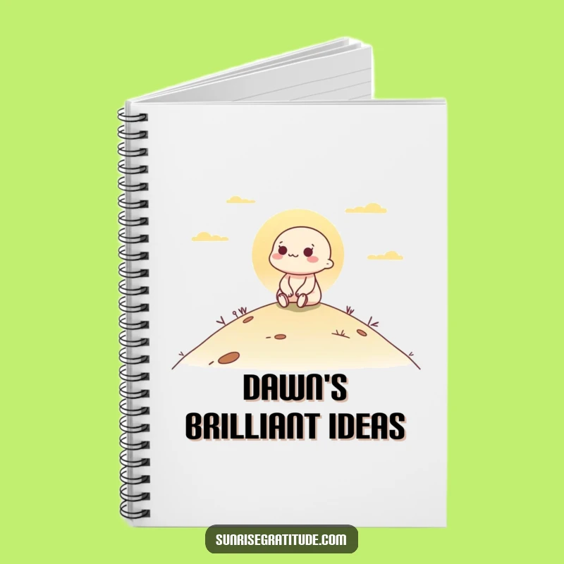 Funny Journaling Dawn Character Notebook - Capture Your Thoughts Funny Gift