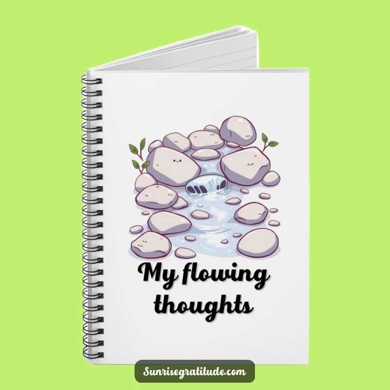 Funny Stream Notebook: Jot Down Flows, Perfect Gift for Reflective Minds