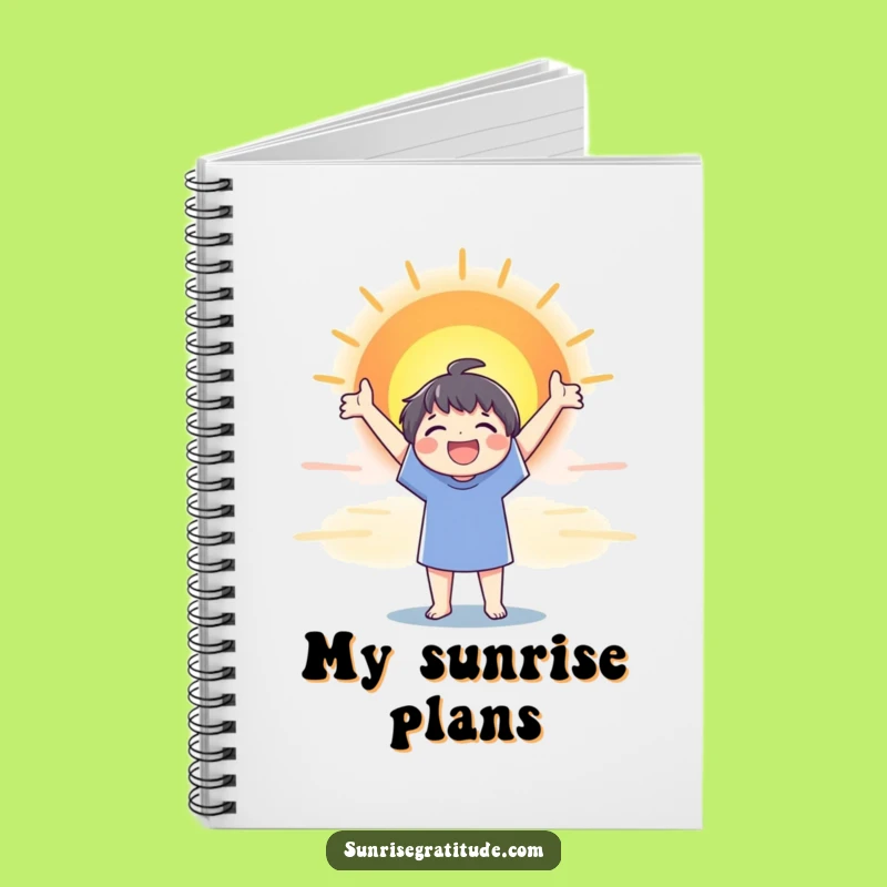 Sunrise Joy Character Notebook: Journal Your Dreams with Funny Inspiration!