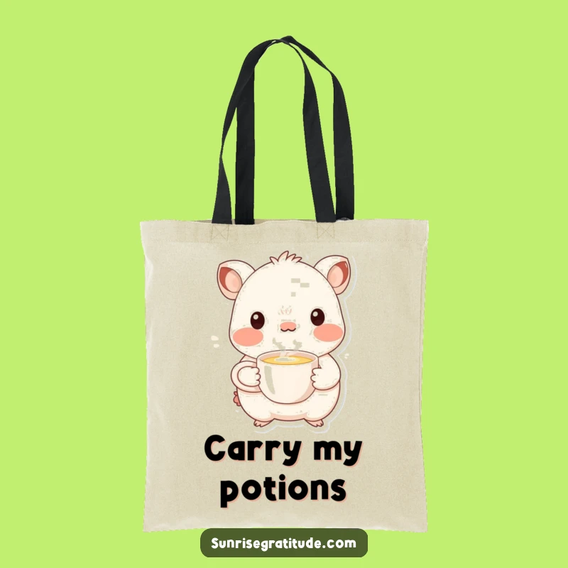 Funny Creature Comfort Tote Bag: Carry Your Essentials with a Warm Smile