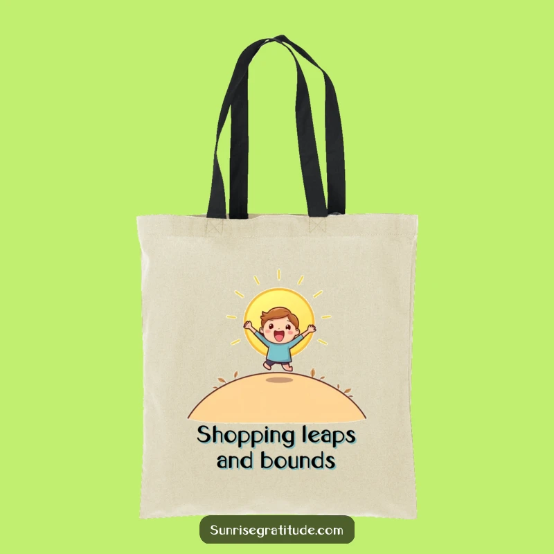 Funny Adventure Bound Tote - Playful Character Sun Hill Bag Gift