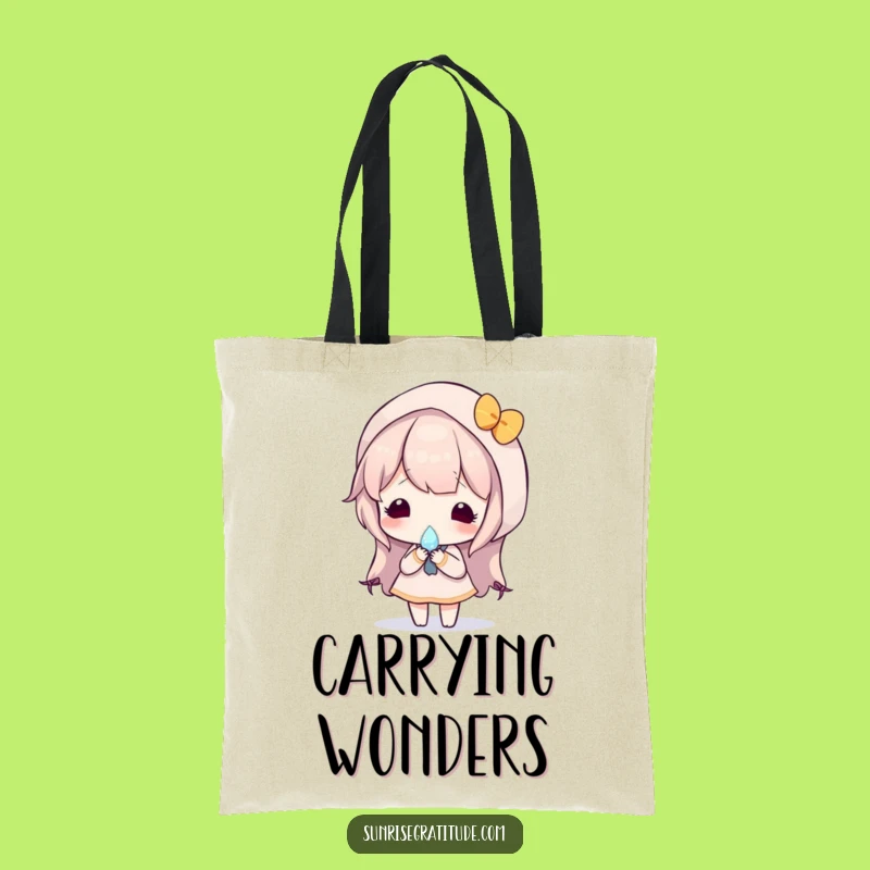 Sunrise Dewdrop Tote Bag: Carry the Dawn, A Stylish Funny Gift!